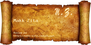 Makk Zita névjegykártya